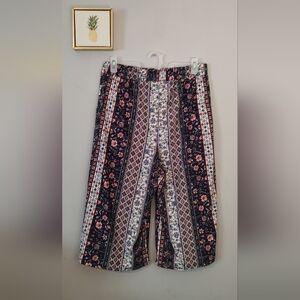 LA Gypsy   Palazzo Bermuda Women Multicolor Size 1XL Super Soft And Comfortable